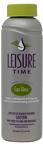 Leisure Time, Spa P Fast Gloss Cleaner for Spas and Hot Tubs, 1 Pint