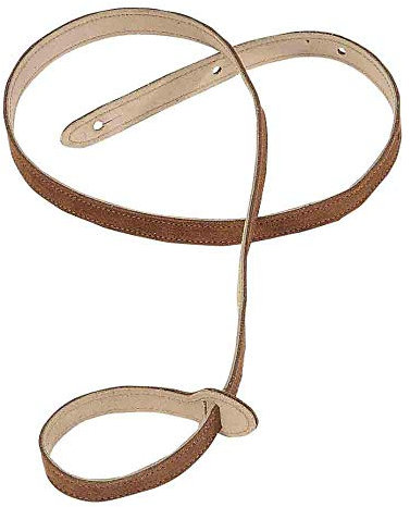 Levy's Leathers Ms19-brn Suede Leather Mandolin Strap - Brown