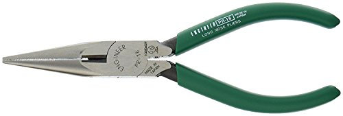 Long Nose Pliers (160mm) with Integral Wire Cutting Jaws. Made in Japan. ENGINEER pr-16