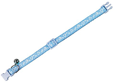 Nobby Katzenhalsband Herz, hellblau, 1 Stück