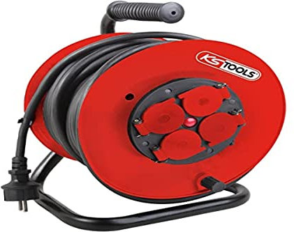 KS Tools 150.4224 ENROULEUR ÉLECTRIQUE auf Kabeltrommel, 3 x 2,5