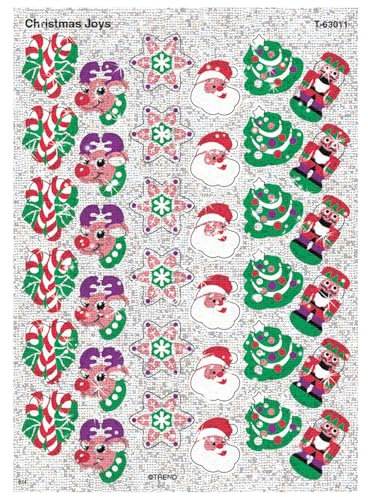 TREND Enterprises, Inc. Christmas Joys Sparkle Sticker, 72 ct