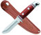 Herbertz Kinder-Schnitzmesser mit Gürteltasche, 17,6 cm, Holzgriff