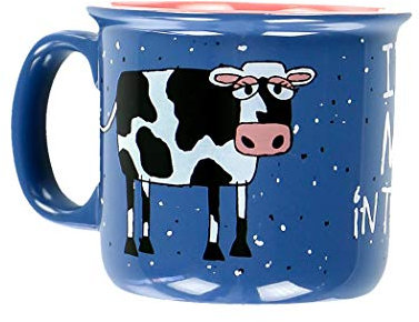 LazyOne mooody in The Morning Tasse, Keramik, Mehrfarbig