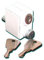Asec Patio Door Lock White