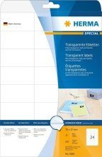 Herma Etiketten transparent matt A4 70x37 mm Folie 600 St.