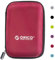 ORICO Funda Disco Duro 2,5 Pulgadas,Protección del Bolso para HDD/USB Flash/SD Card - Rojo