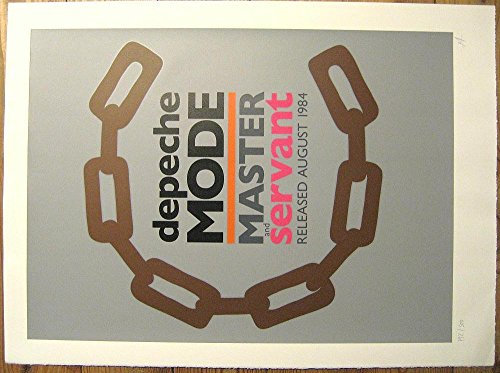 DEPECHE MODE Kunstdruck Master and Servant Limited 300 Pieces