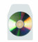 Djois, 6832-10 - Selbstklebende CD/DVD Tasche mit Klappe, Permanent, Transparent, 10 Stück, Praktische Aufbewahrung, Schutz, Antistatisches Polypropylen, Kratzfest