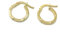 Kleine Gold Ohrringe Creolen aus 18 Karat / 750 Gelbgold (1.70 x 14 Ø mm) - PRI221