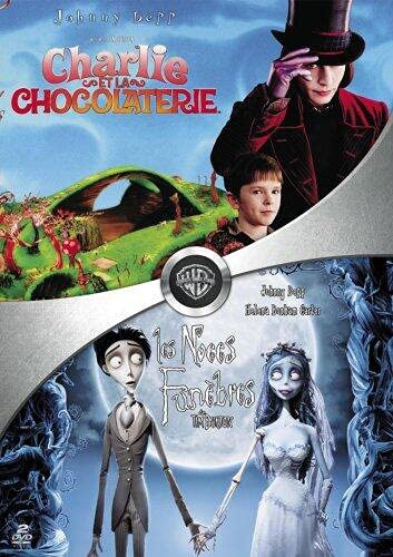 Coffret Tim Burton 2 DVD : Charlie et la chocolaterie / Les Noces funèbres [FR Import]