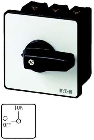 Eaton P3 Trennschalter 3-polig Bündige Montage 63A 30 kW Schwarz IP65 1, 3-phasig