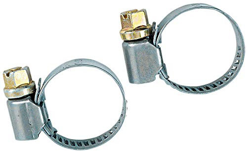 Cornat FLOR92496 Schlauchschelle 32-50 mm, rostfrei, 2 Stück, silber/gold
