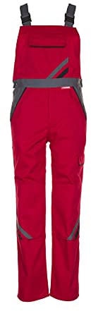 Planam Highline Herren Latzhose rot Schiefer schwarz Modell 2336 Größe 24