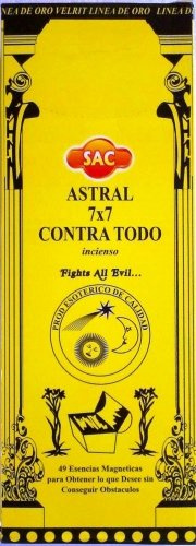 Encens SAC Astral 7x7 Contra Tout - Lot de 6 paquets hexagonaux