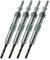 BESTPRICE 4x Glühkerze Metall Glühkerze Kompatibel mit DACIA, MERCEDES-BENZ A-Klasse, B-Klasse, CITAN, CLA, GLA-Klasse, NISSAN, RENAULT CAPTUR, CLIO, FLUENCE, KANGOO, LAGUNA, MEGANE, MODUS, SCÉNIC