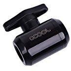 Alphacool Eiszapfen 2-Wege Kugelhahn G1/4 - 36 mm, Wasserkühlung Ventil, Desktop, Server