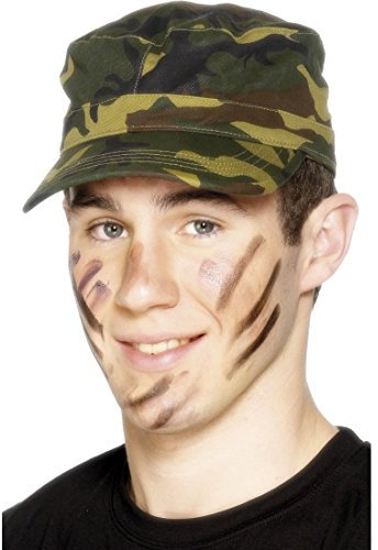 Army Cap Armee Kappe Camouflage Soldatenmütze Militär Mütze Karnevalskostüme Herren Accessoires Krieg Mottoparty Kopfbedeckung Soldaten Basecap Kopfbedeckung