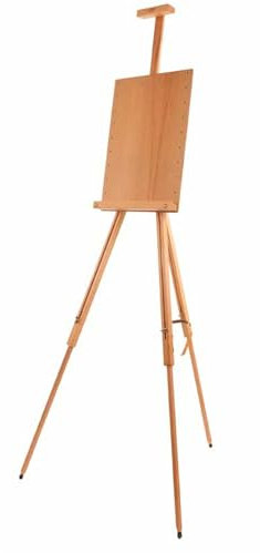 Mabef Mit verstellbarem Paneel, zusammenklappbar, Multimedia-Feld-Staffelei, Natur