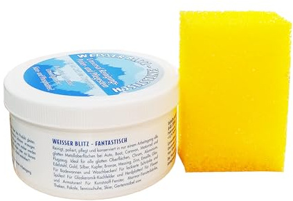Weisser Blitz 2 x Putzstein Polierstein Reiniger 500g