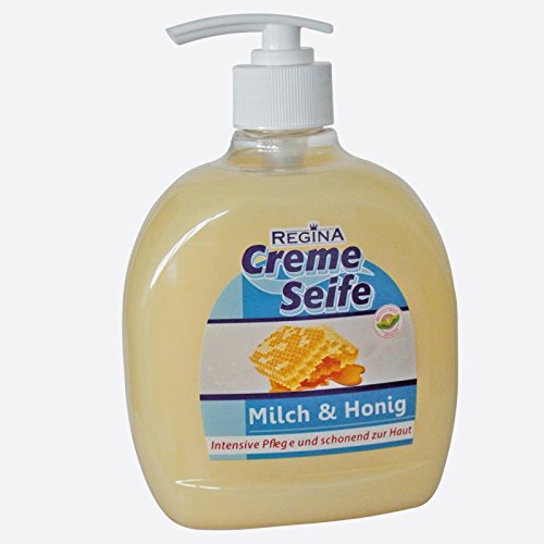 REGINA Cremeseife Honig-Milch Spenderflasche 500 ml