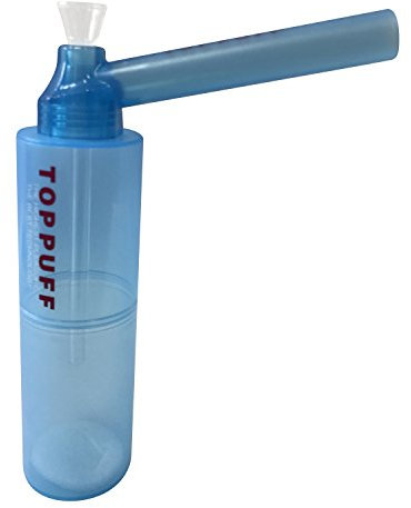 D.A.T.E. Top Puff Tragbare Bong Wasser Shisha 25cm - Blau