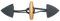 Prym Knebelverschluss, 417716 Anthracite, 15 x 5 cm, anthrazit