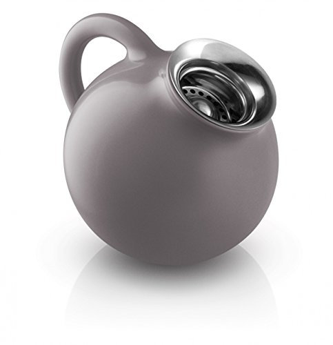 EVA SOLO 502760 Milk Jug, 300 ml, Glazed Stoneware, 100% Drip-Free, Porcelain, Nordic Grey, 12.8 x 10.6 x 10.6 cm