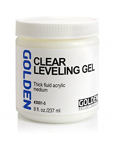 GOLDEN Artist Colors Clear Leveling Gel, 8 fl. oz. Jar