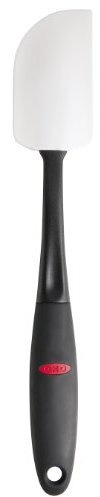 OXO SoftWorks White Silicone Spatula, White/Black