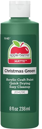 Apple Barrel, Acrylic Paint , 8 fl oz, Christmas Green, (Pack of 1)