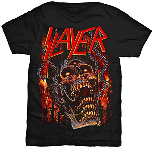 Slayer Meathooks Herren-T-Shirt, kurzärmelig, Schwarz, S