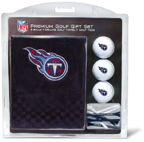 Team Golf NFL Geschenkset: Besticktes Handtuch, 3 Golfbälle und 14 Tees, dreifach gefaltetes Baumwollhandtuch, 40,6 x 55,9 cm