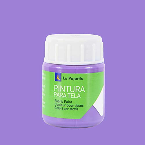 Pintura para tela la pajarita lila 25 ml