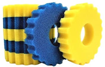 AquaOne Ersatzschwämme Druckteichfilter CPF-15000 CPA-15000 Teichfilter Filter Ersatzschwamm Set Bachlauf UVC Klärer Filter Teich Lampe
