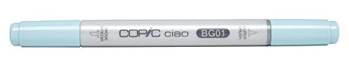 COPIC Ciao Marker Typ BG - 01, Aqua Blue, vielseitiger Layoutmarker, mit einer mittelbreiten und einer Brush-Spitze