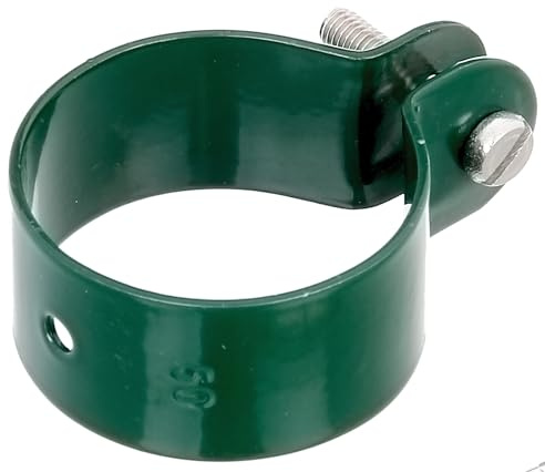 Alberts 655235 Schelle für Streben | verzinkt, grün kunststoffbeschichtet | Schellen-Ø 48 mm