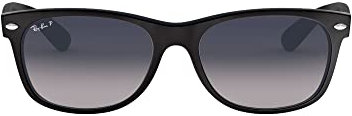 Ray-Ban Unisex New Wayfarer Sonnenbrille, Schwarz, 55 mm EU
