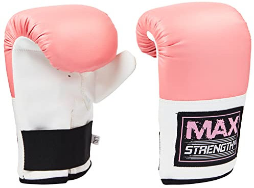 Maxstrength Rose Gant de boxe Mitaines pour femme perforation Gants d'entraînement fitness boxe exercice