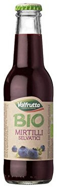 Valfrutta Succo di Frutta Bio Nettare Mirtilli Selvatici Confezione da 24 da 200 ml