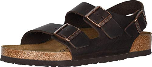 Birkenstock Unisex-Adult Milano Milano Brown Size: 9-9.5 Women/7-7.5 Men