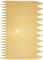 Birkmann 1010738810 Teigkarte, 2-seitig fein/grob, Kunststoff, Gelb, 5 x 3 x 2 cm