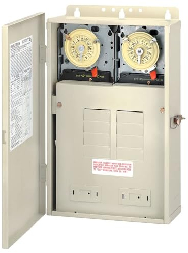 Intermatic T30404R Pool/Spa Control Panel 2xT104M, Color