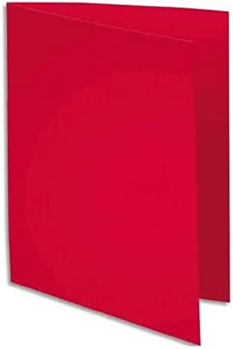 Exacompta - Réf. 800016E - Paquet de 100 sous-chemises ROCK''S 80 g/m2 aux couleurs vives - sous chemises certifiées PEFC™ - dimensions 22 x 31 cm pour format A4 - couleur framboise