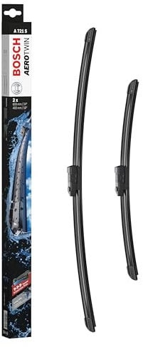 Bosch Scheibenwischer Aerotwin A721S, Länge: 600mm/400mm − Set für Frontscheibe - Nur für Rechtslenker-Fahrzeuge (UK)