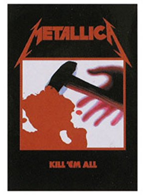 Metallica - Kill 'em All - Chest - Flagge / Fahne / Posterflagge - PORTOFREI