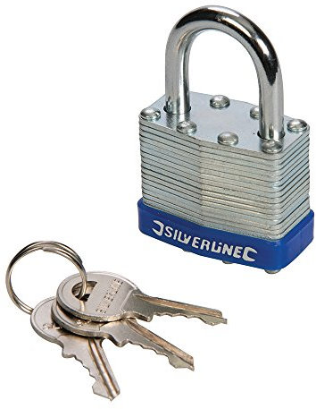 Silverline 224515 Cadenas en acier laminé 40 mm
