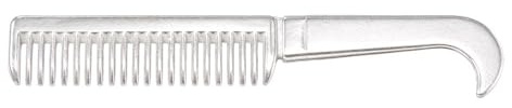 Tough1 Aluminum Hoof Pick/Pulling Comb