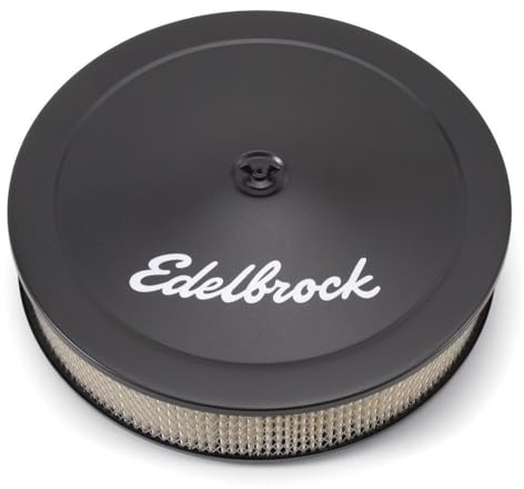 Edelbrock 1223 pro-flo schwarz Finish 7,6 cm rund Air Filter Element mit 35,6 cm Durchmesser