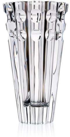 Rogaska - Vase Aster H: 31 cm aus hochwertigem Kristallglas